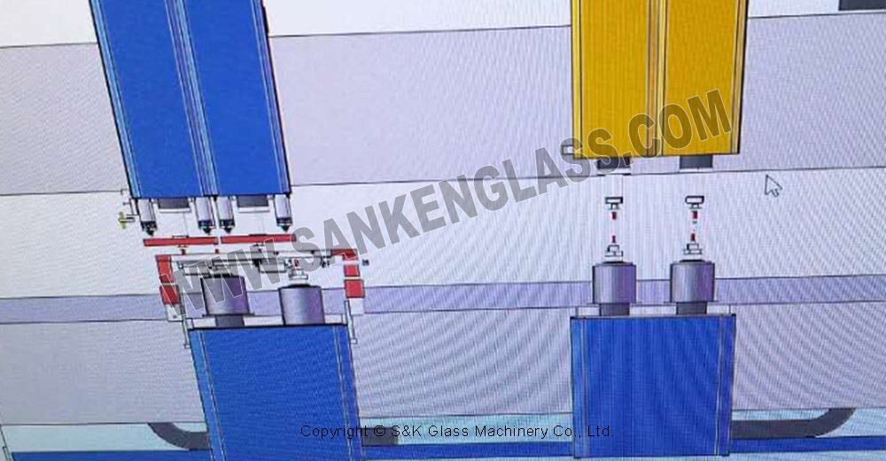 CNC Horizontal Glass Drilling Machine (Off-line) - SKD-CNC201
