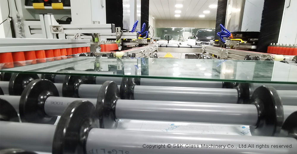 SANKEN Automatic Glass Corner Edging Machine - SKCE-1215A