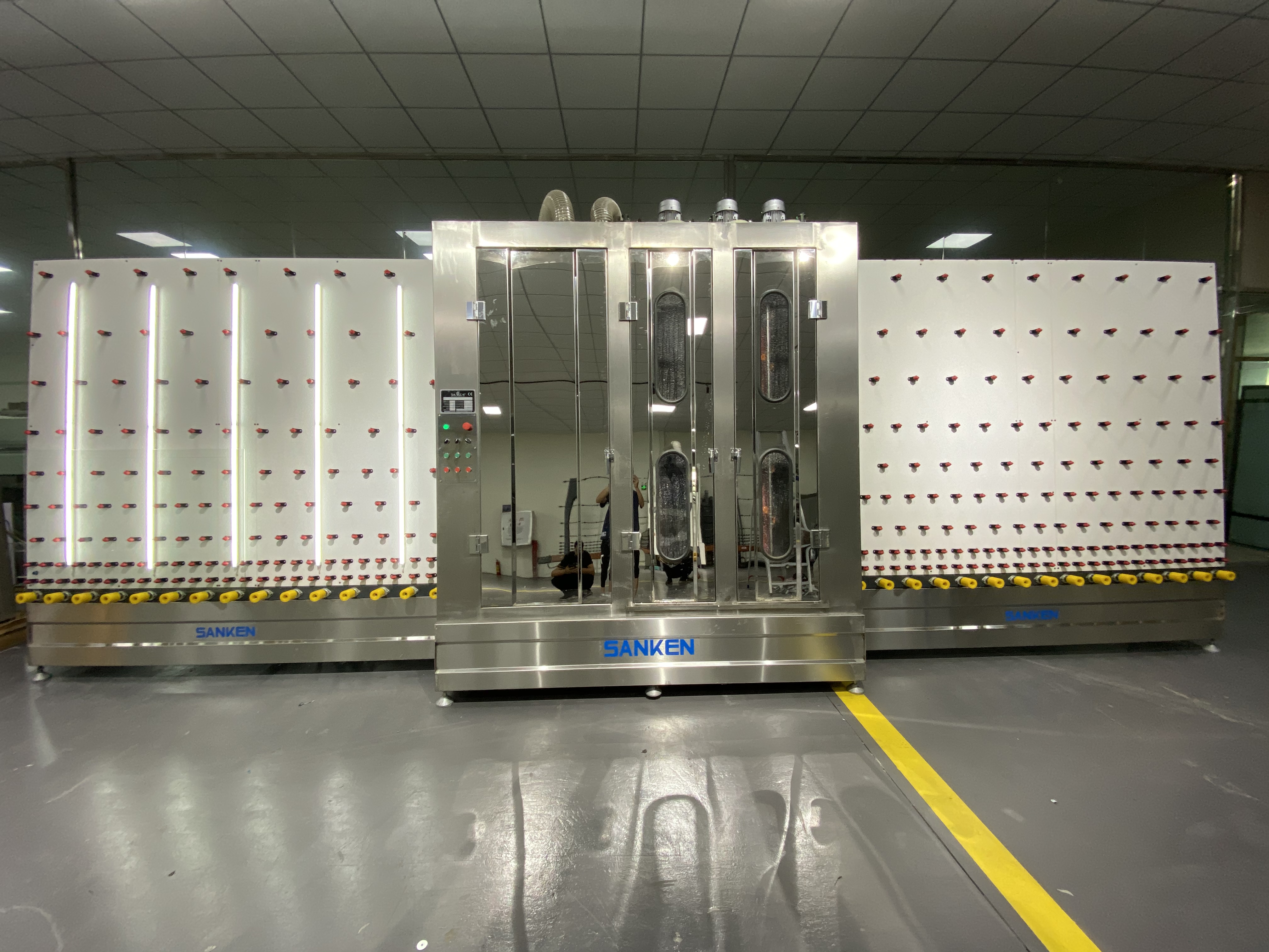 Vertical Glass Washing Machine | Low-E Vertical Glass Washer - SKW-2500V