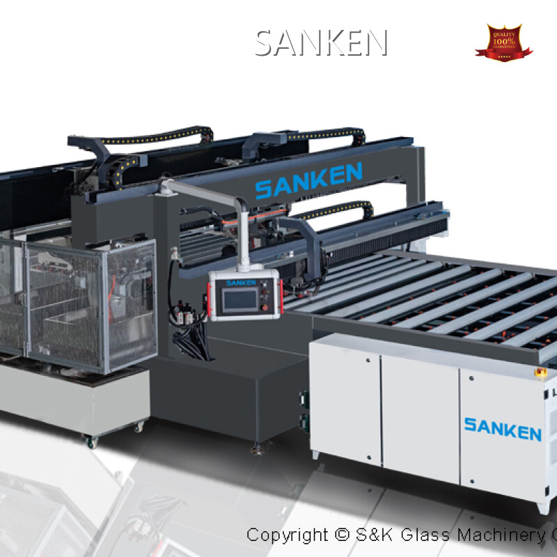 SANKEN Glass Straight Line Four Sides Edging Machine
