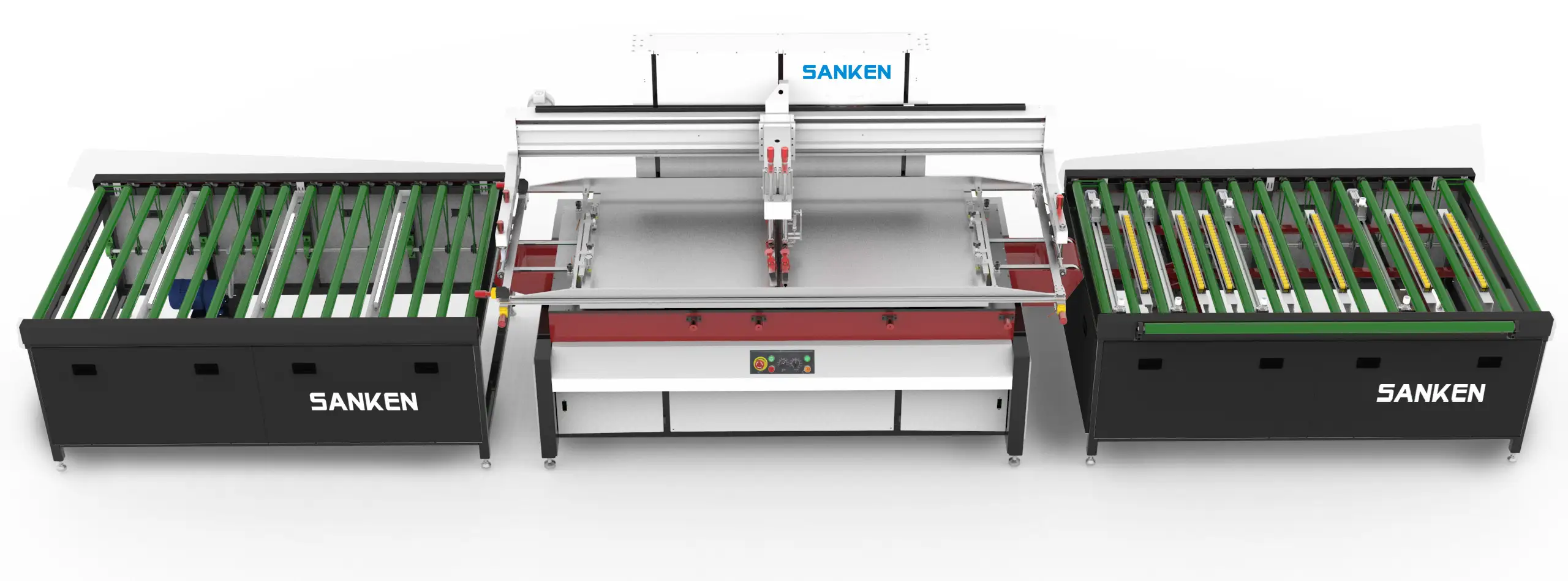 SANKEN Automatic High Precision Glass Silk Screen Printing Machine - SKP series