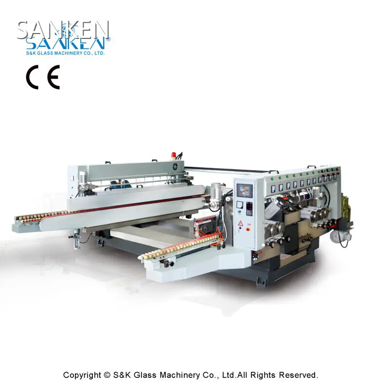SANKEN Glass Straight Line Double Edging Machine-SKDE-6024A