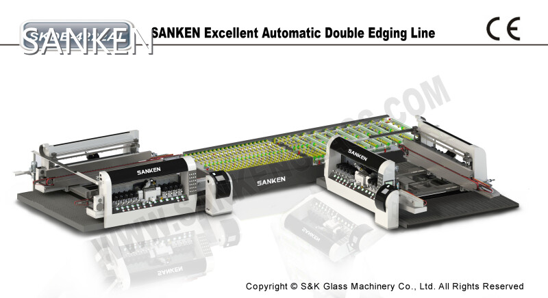 Sanken Glass Straight Line Double Edging Line