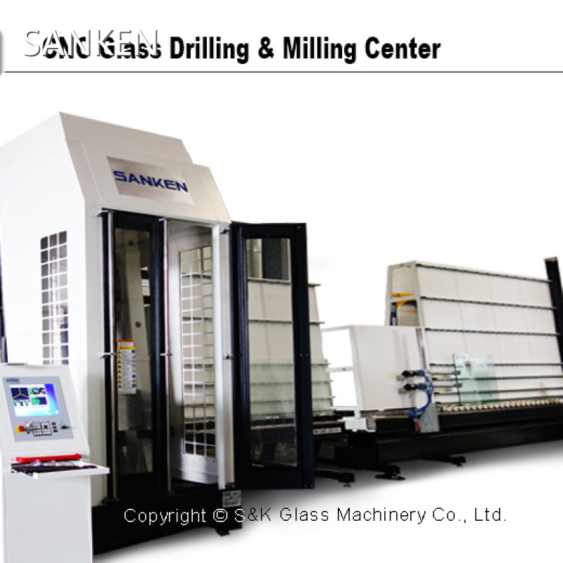 SANKEN Vertical 5-Axis CNC Glass Drilling & Milling Center (SKDM-CNC-2030V)