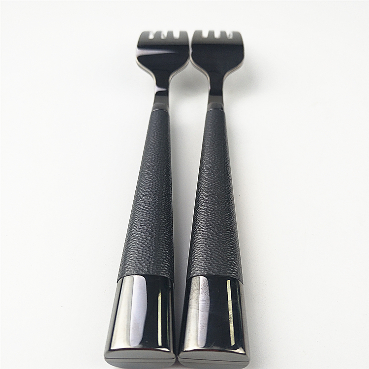 High precision cnc service anodized fork and knife prototype 1