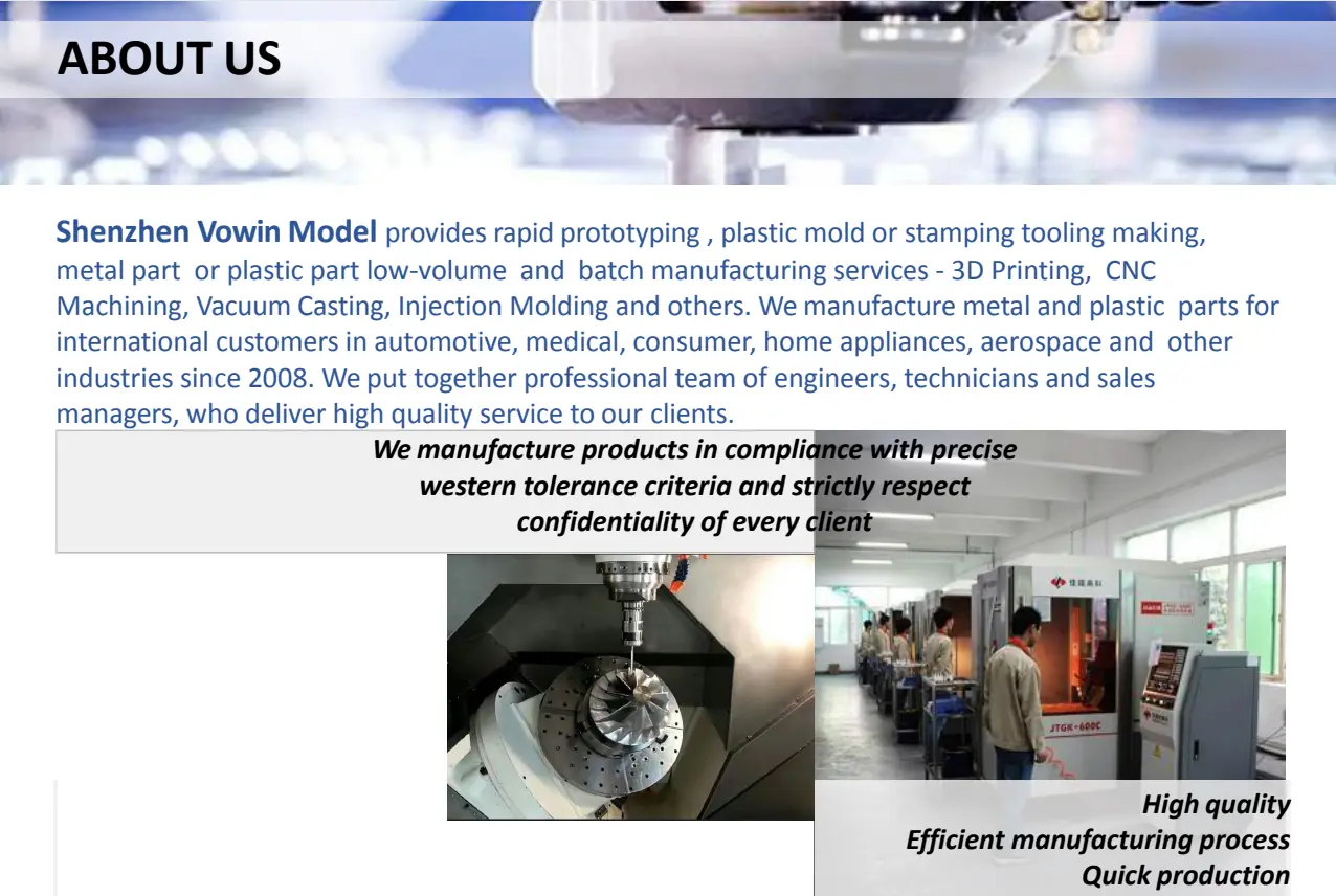 Vowin Rapid Prototyping CNC milling SLA 3d printing service top rated for distribution 2