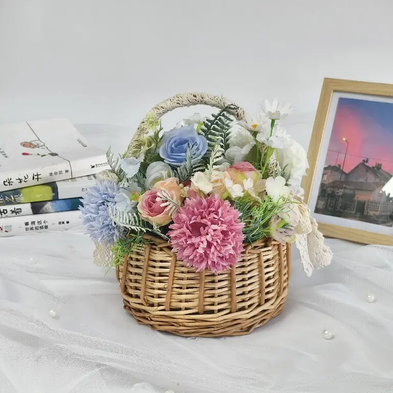 Willow Flower Basket by BasketGem 4