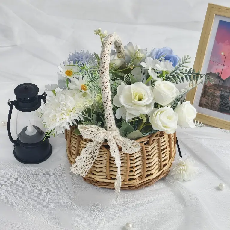Willow Flower Basket by BasketGem 6