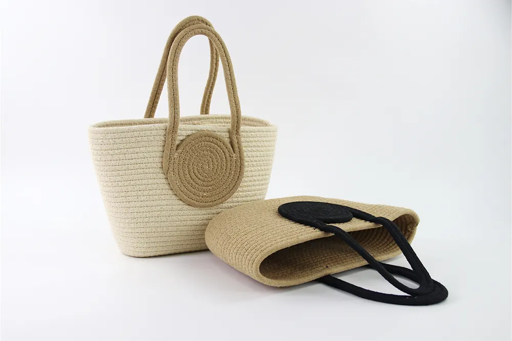 Crochet Cotton Tote Bag by BasketGem 8