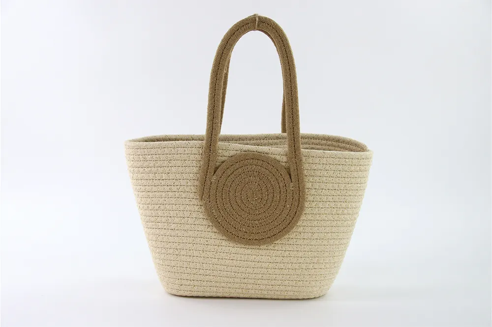 Crochet Cotton Tote Bag by BasketGem 7