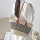 Crochet Cotton Tote Bag - - BasketGem-1 2