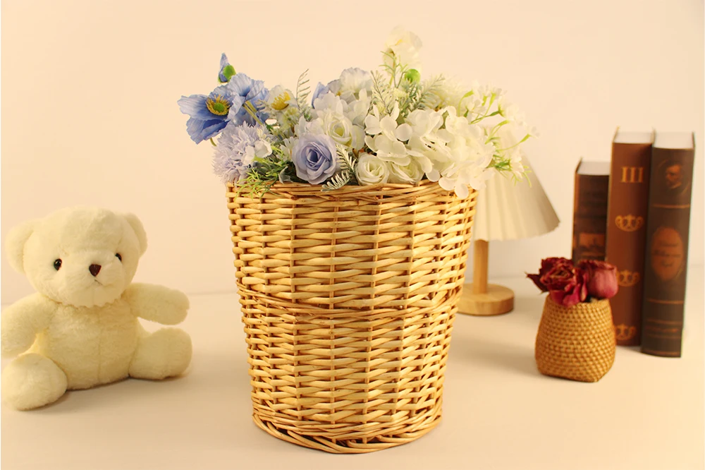 Floor-to-ceiling Willow flower basket with pastoral style- flower frame 1