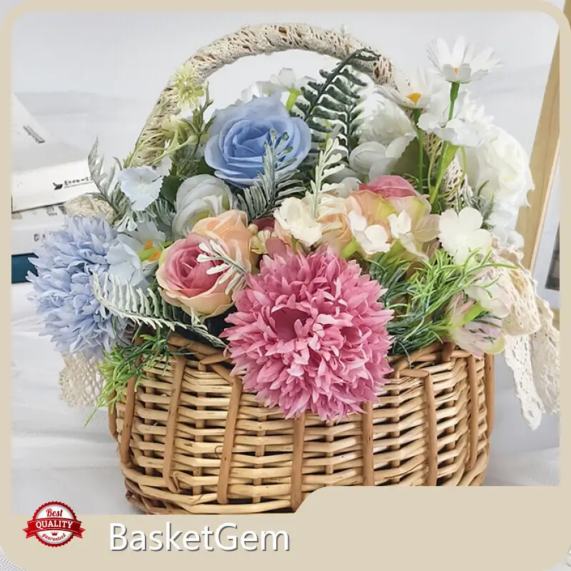 Willow Flower Basket by BasketGem 1