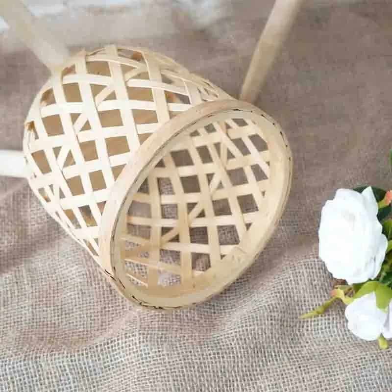 Wooden storage basket   floor type   Basket body hollow design      Basket edge reinforcement design 1