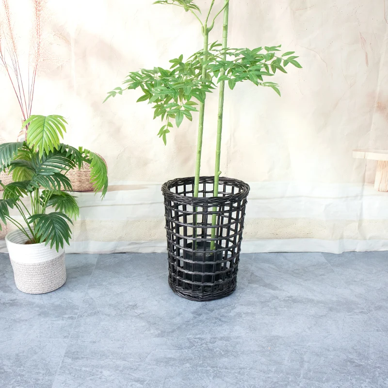 Environmentally friendly wicker flower basket, home decoration, gift customization, gardening enthusiasts 1