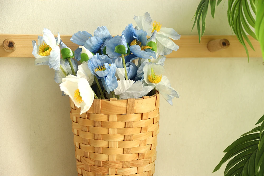 Basket Gem-Funnel shape Wooden Wall Basket- wall storage basket Customizable and wholesale 1