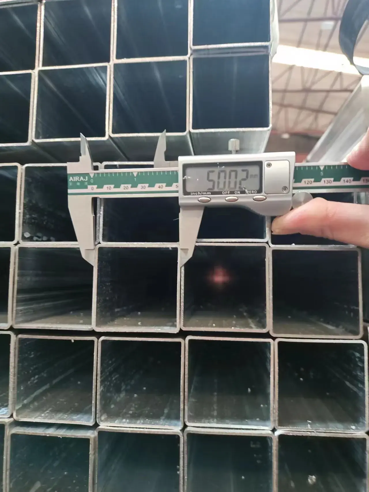 2 Square Galvanized Steel Tube ±1% Regular Spanglemade in China 5