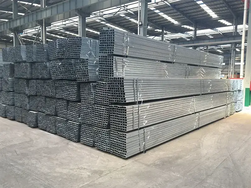 2 Square Galvanized Steel Tube ±1% Regular Spanglemade in China 4
