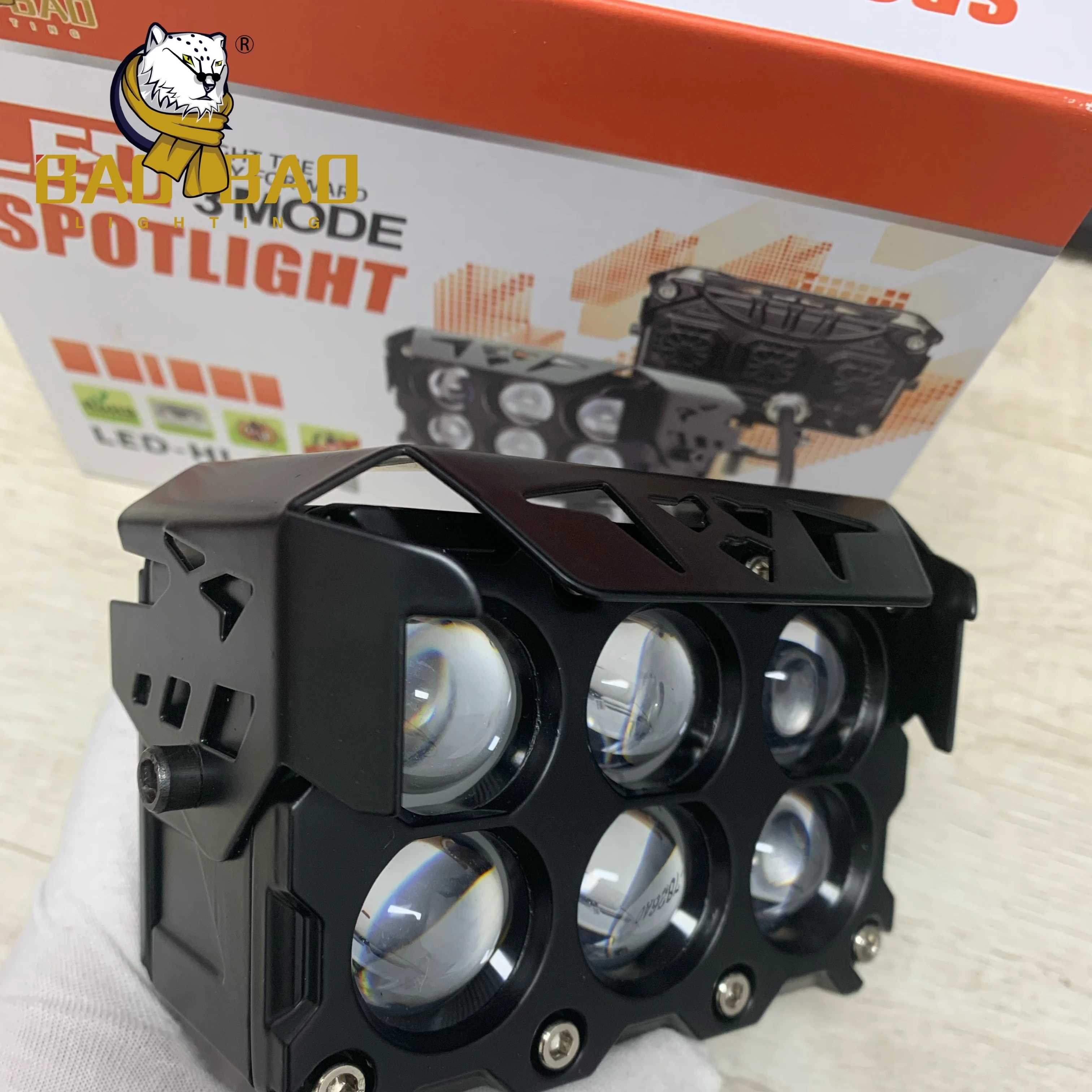 BAOBAO Led Headlight Super Brigh 12 Volt Flood Spot 40w  Led Auxiliary Controller Indicator Ebike Lights Lamp Motorcycles BB1847 1