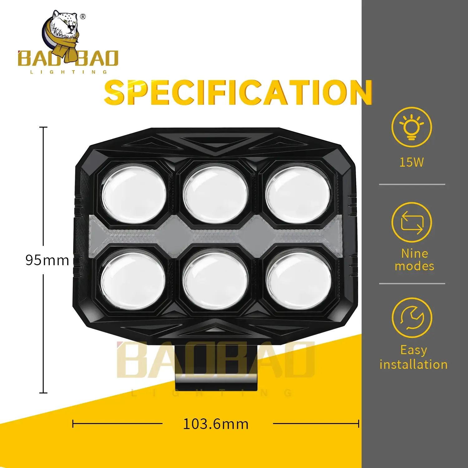 Car Plate Light Bulb Mini Driving Light for Motorcycles - - Baobao Lighting 6