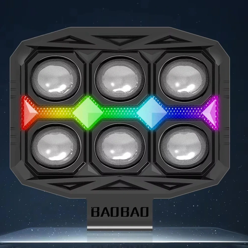 BAOBAO BB1932  Dual Color mini fog spotlight led light 1