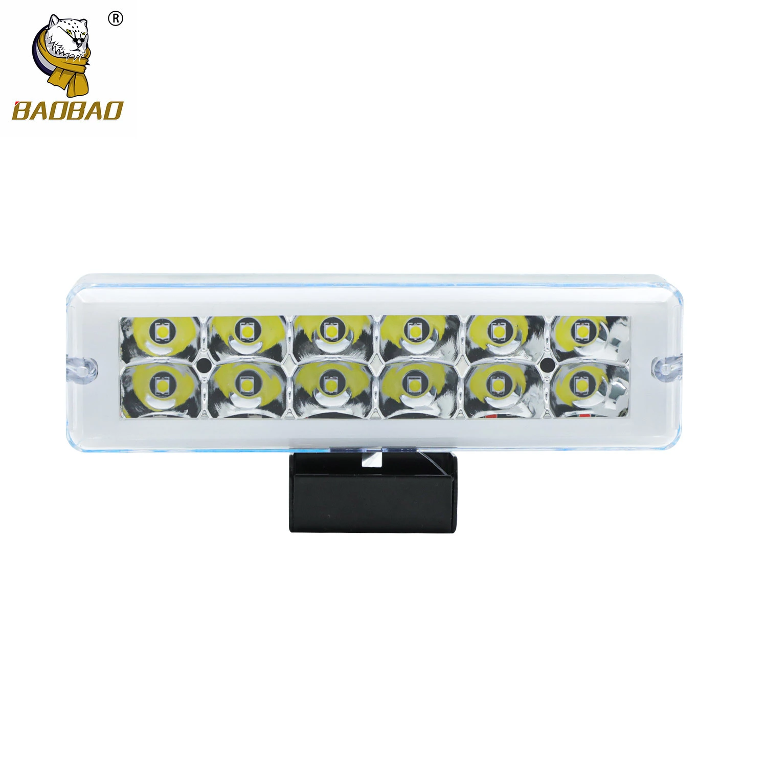 BAOBAO Auto LED Work Light 12 LED White Color High Bright Metal Universal BB1663 1
