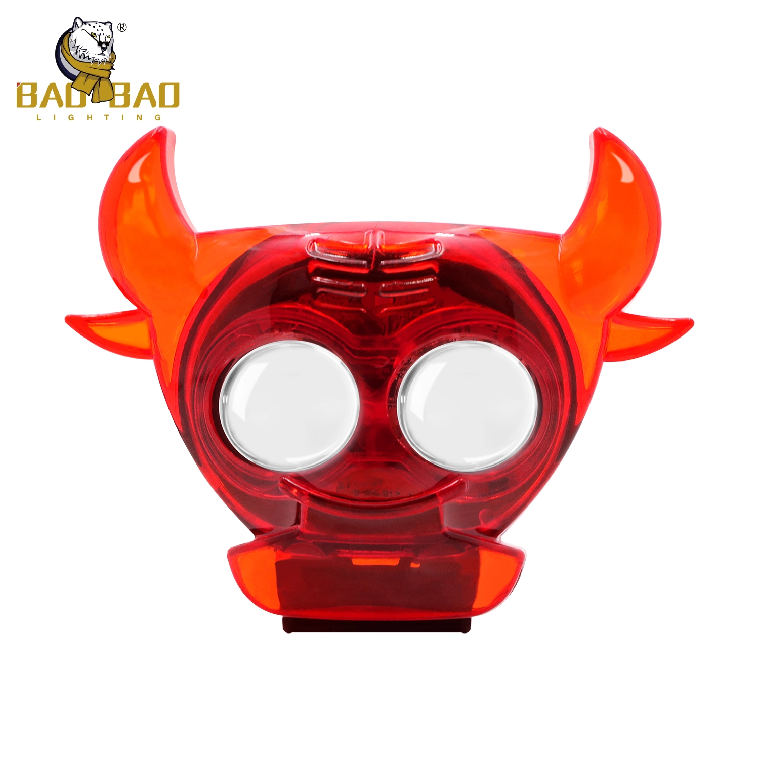 BAOBAO  BB1902   Motorcycle Fog Light 2 Beads Bull Shape RGB Flash Auxiliary Projector 1
