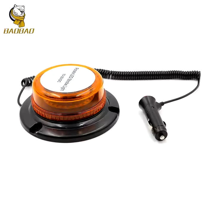 BAOBAO SMD 2835LEDS 15W رافعة شوكية منتقي سيارة شاحنة حافلة سقف وامض وامض منارة الطوارئ أضواء التحذير BB1242 1