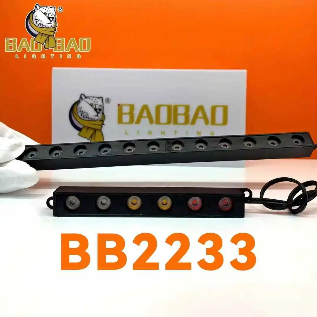 Módulo de luz estroboscópica VIP de 6 LED y 12 LED, color rojo y azul, disponible en CG. Piezas de automóvil. 1