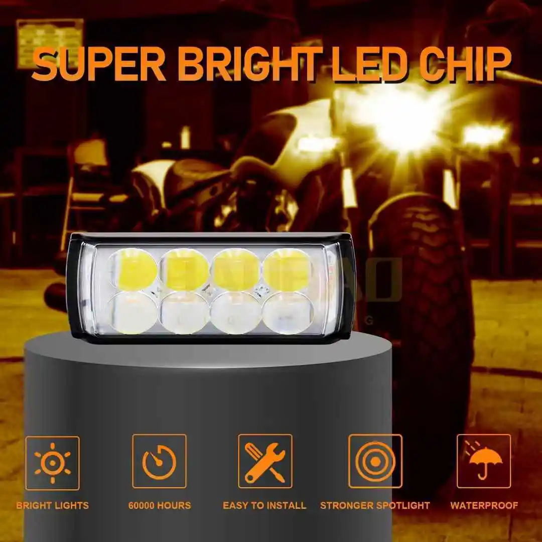 Bombillas de metal para faros delanteros de motocicletas, venta al por mayor. 1