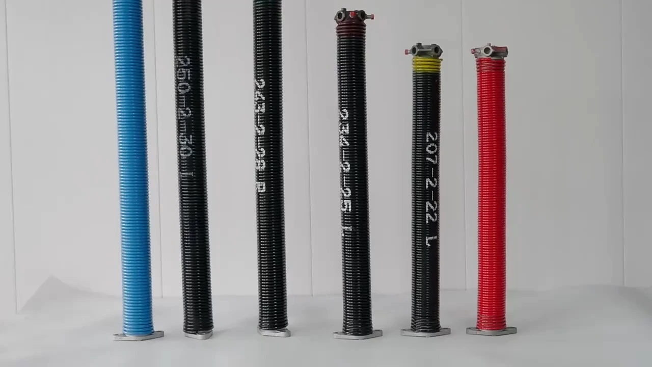 20 Years Powder Coating Garage Door Torsion Spring Black Custom Specification Spring Clip for Garage Door 1