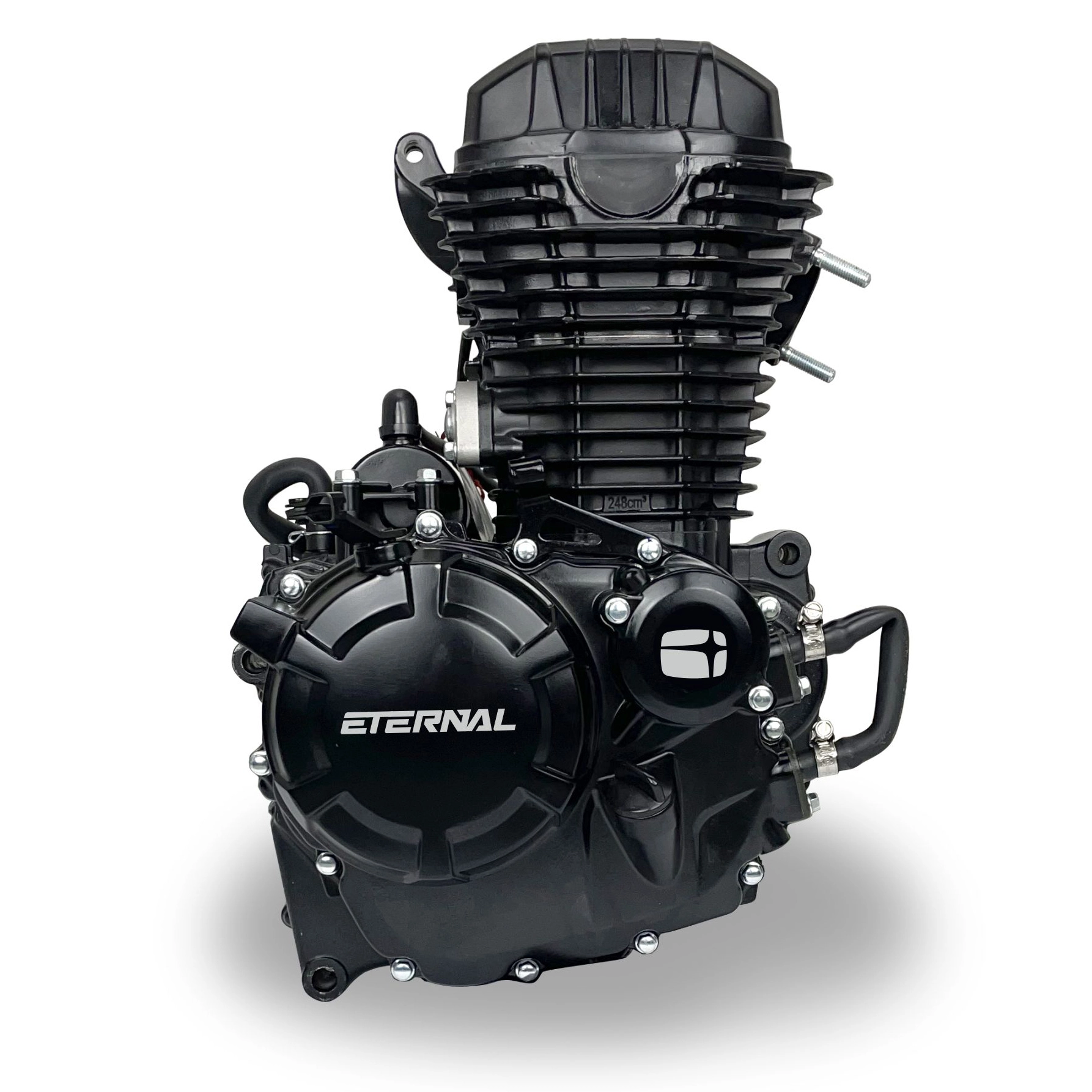 FE250 mototsikl dvigateli, moyni sovutish, to'rtta valf 1