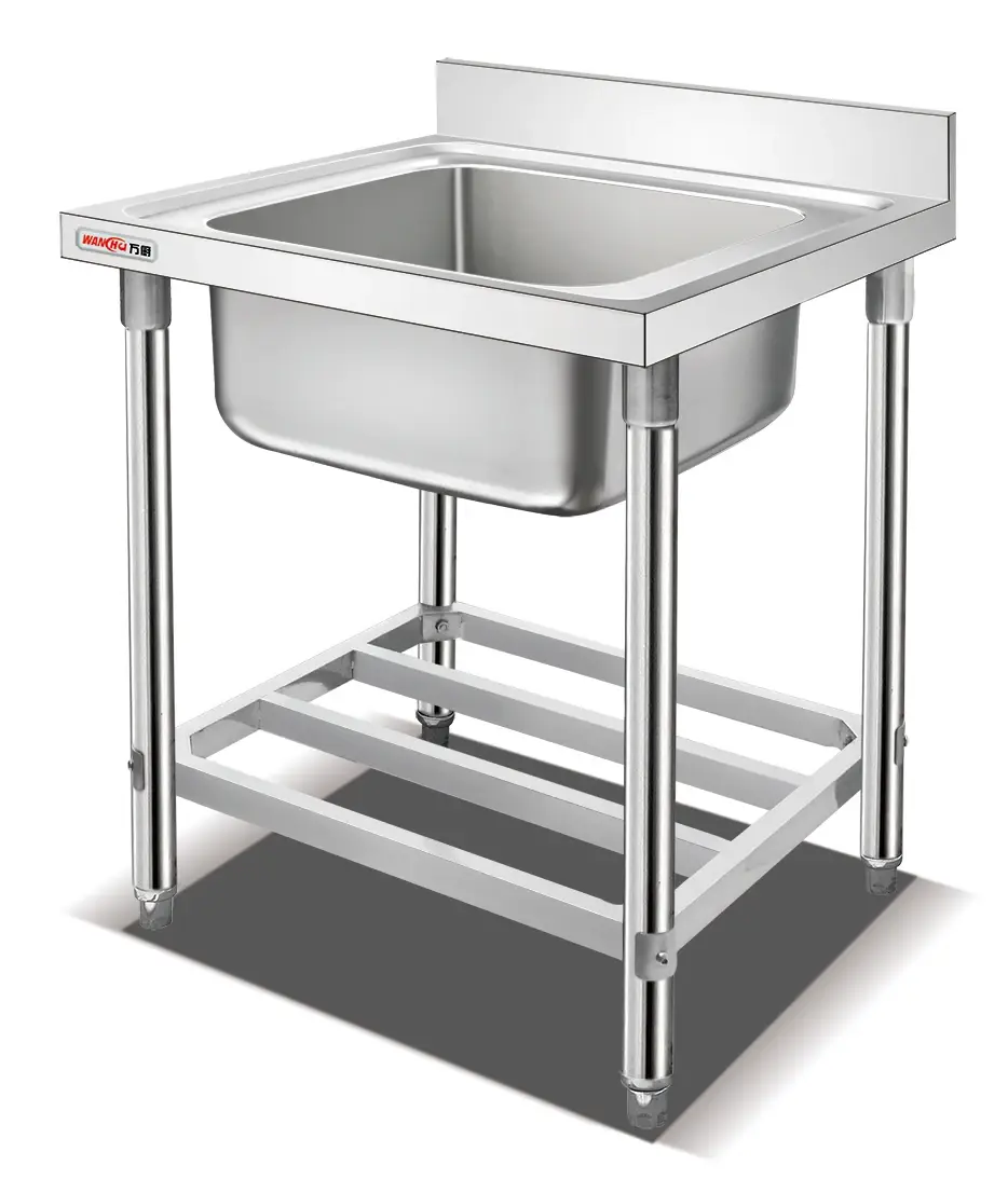 WANCHU Stainless Steel Double Commercial Sink Modernmanufacturing 4
