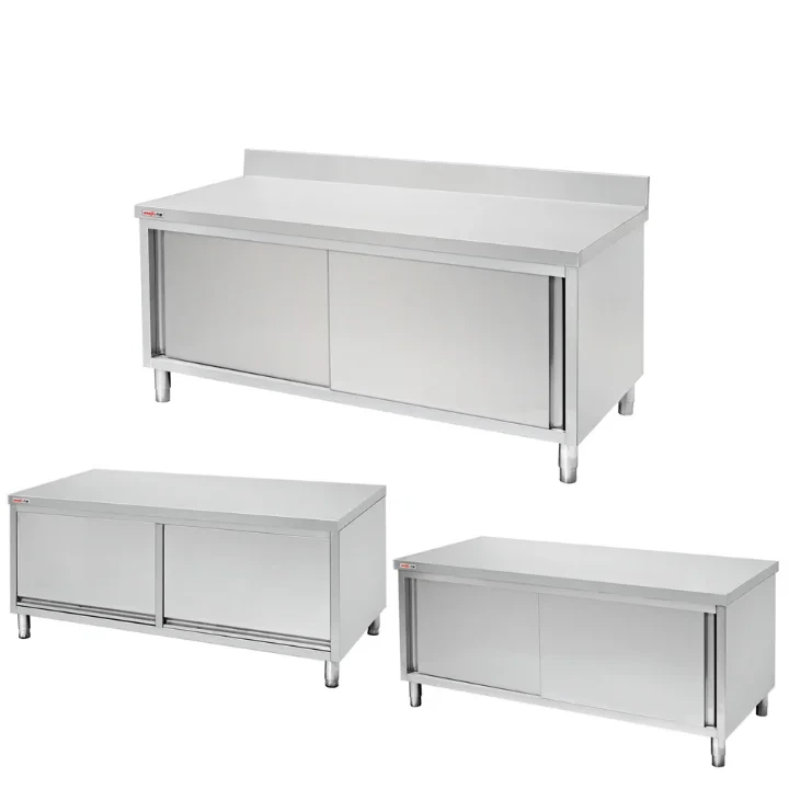 Gabinete de almacenamiento de cubiertos Encimera de cocina Comercial Acero inoxidable SFMHT-1280 1