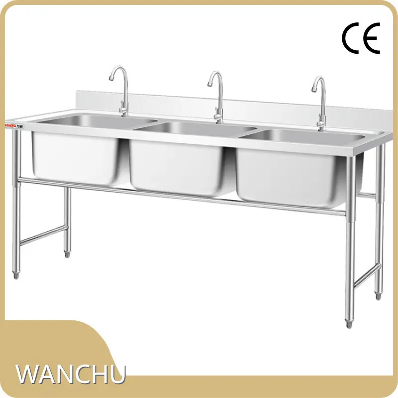 New Commercial Stainless Steel Sink Table Price List 1
