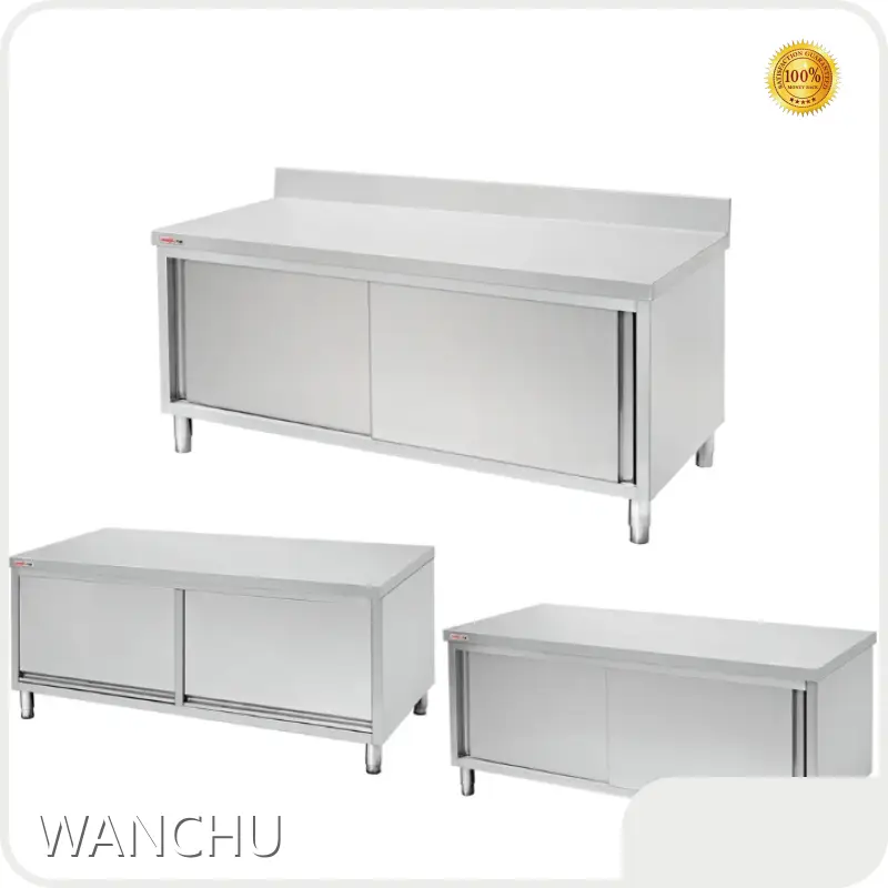 Safe to Usestainless Steel Kitchen Table 1200*800*800mm Base Cabinets 1