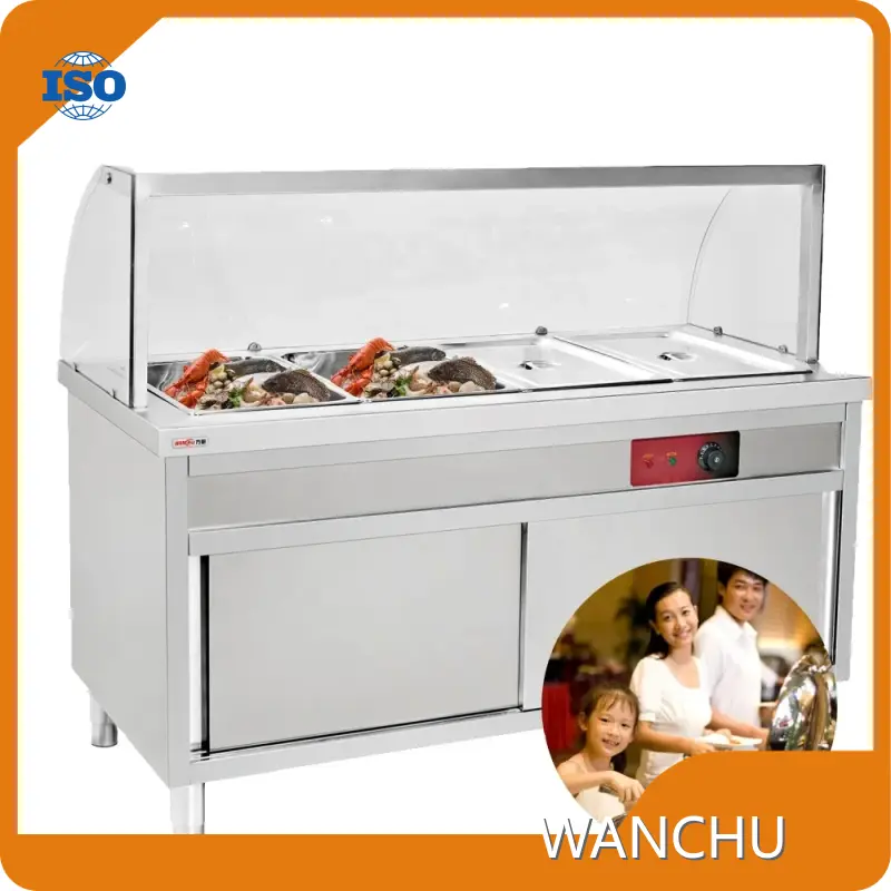 Food Warmer Table Modular Kitchen Cabinets Wholesale - WANCHU 1