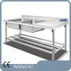 Safe to Use Stainless Steel Double Bowl Sinks with Custom Services 1