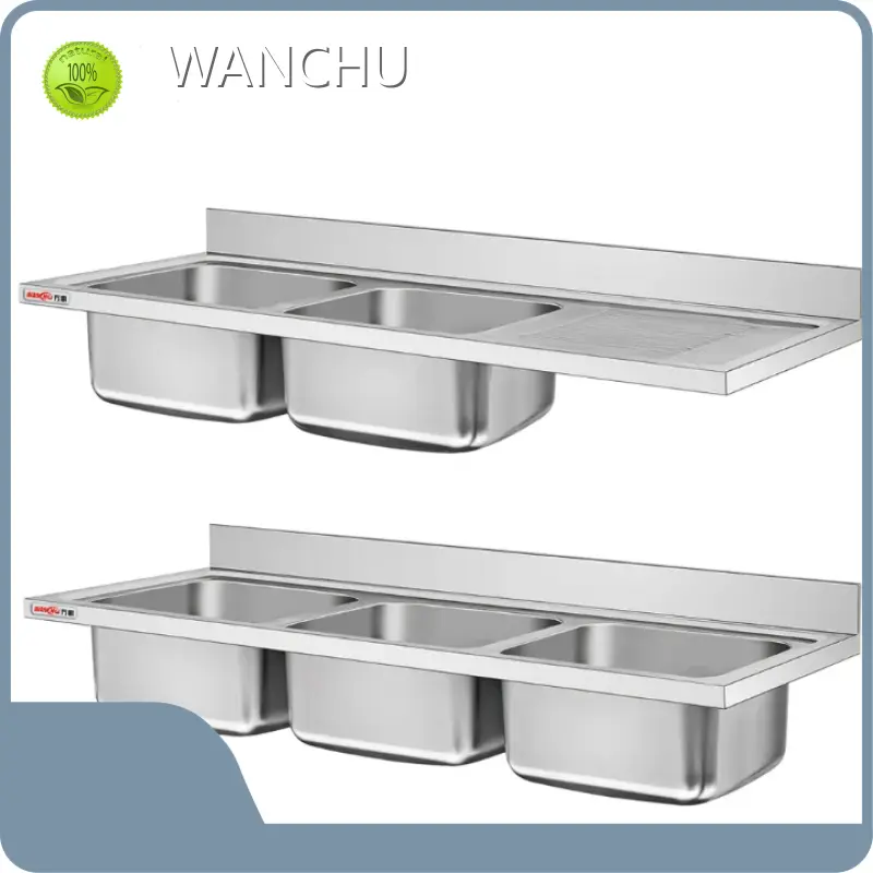 Commercial Stainless Steel Sink Manufacturers 10-15days Wholesale - WANCHU 1