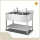 Commercial Stainless Steel Sink and Table ] - - WANCHU 1