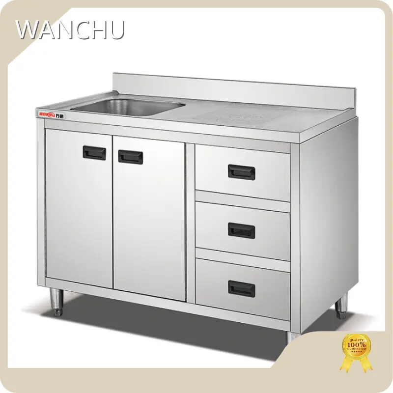 WANCHU Stainless Steel Kitchen Sink Manufacturers Brush Satin Steel Finshsupplier 1