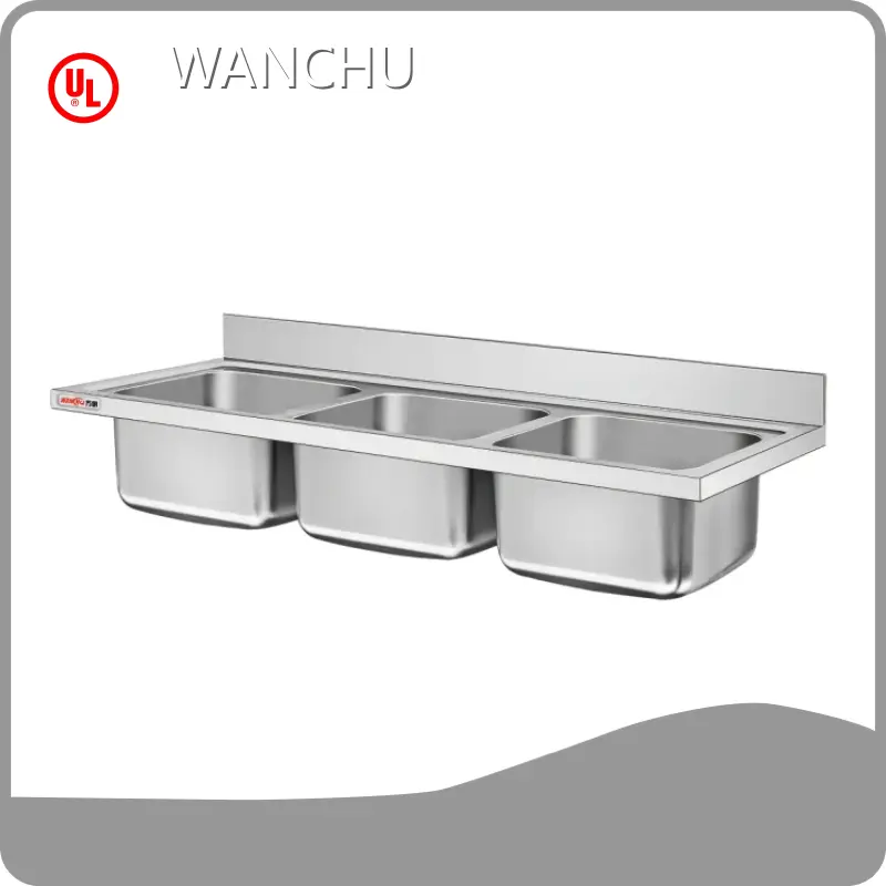 WANCHU Stainless Steel Kitchen Sink Factory TMSX-180 Stainless Steel Kitchen Sink Factory with Custom Services 1