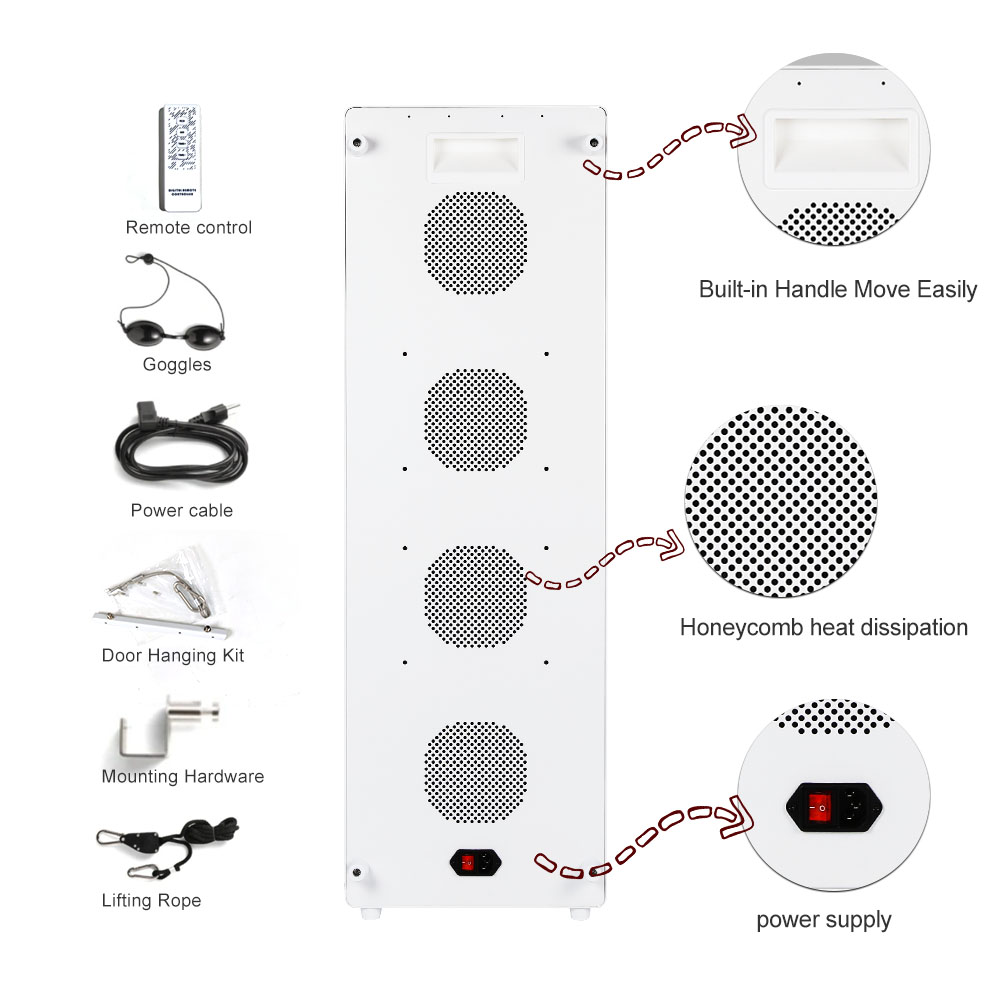 iLUXRED X1500 5 Wavelengths Infrared Light Devices Whole Body Red Light Therapy at Home 5