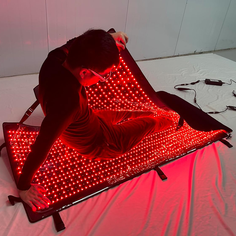 660 850nm Large Size Full Body Therapy Mat 160cm 180cm LED Red Light Bag for Head Body Health Care Sleep & Infrared Bed Mat 9