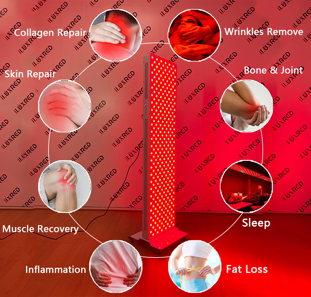 660/850/nm Upgrade Touch Screen Red Light Therapy Lamp Stand Red Light Panel Red Light Therapy Device 5