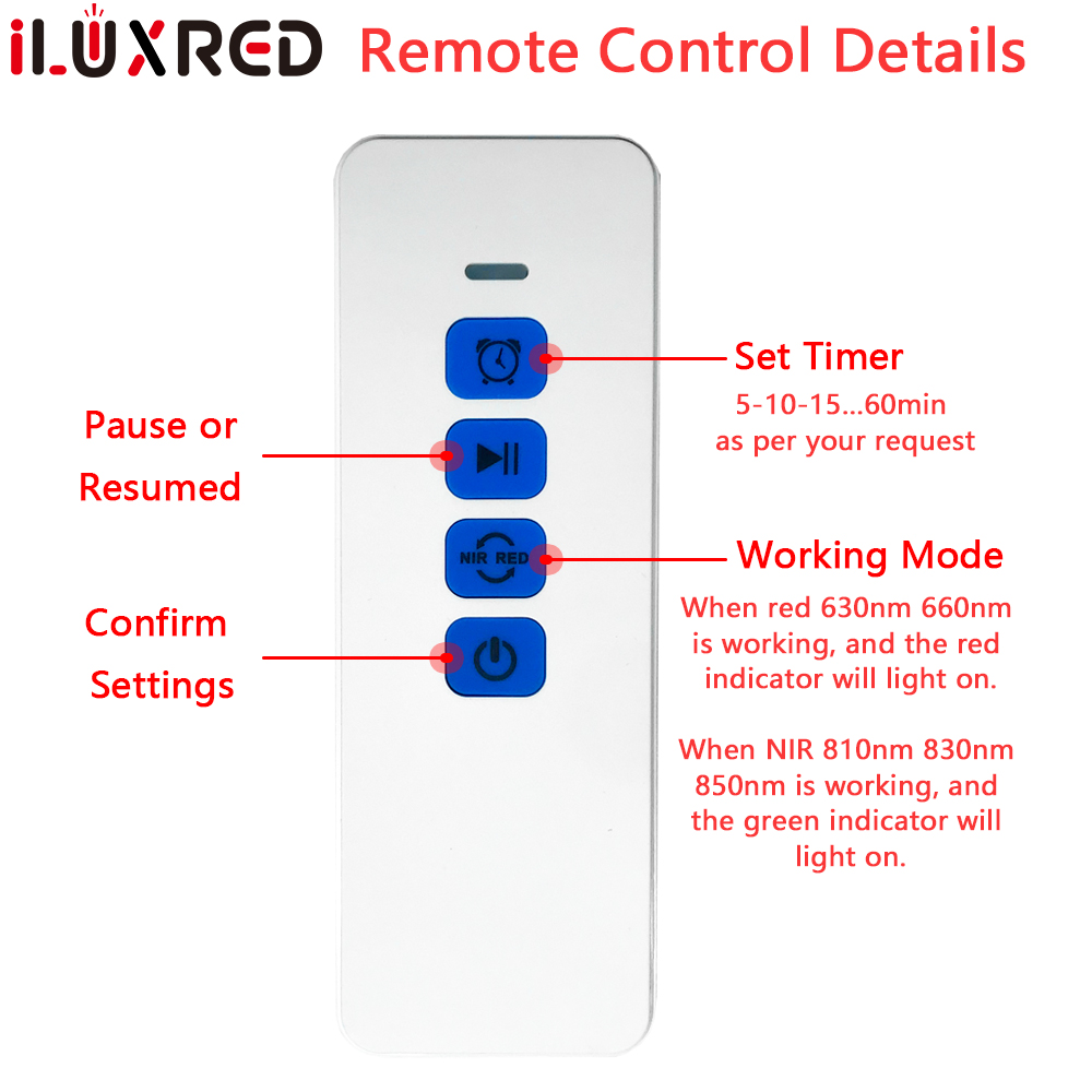 660/850/nm Upgrade Touch Screen Red Light Therapy Lamp Stand Red Light Panel Red Light Therapy Device 8