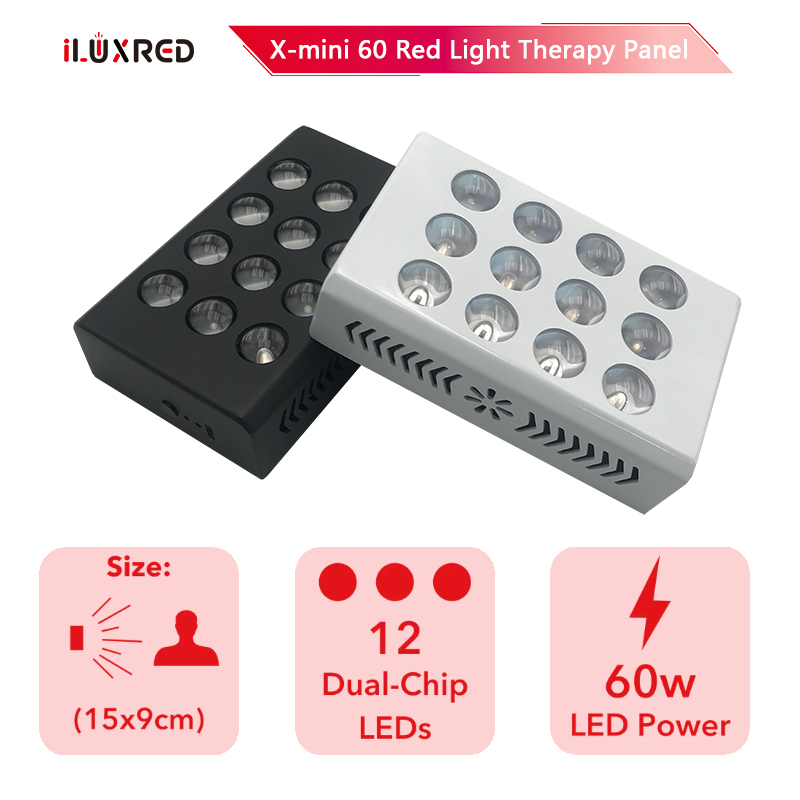 iLUXRED MINI60 Red Light Therapy on Face 60w 2 Wavelength Red Light Sauna 2