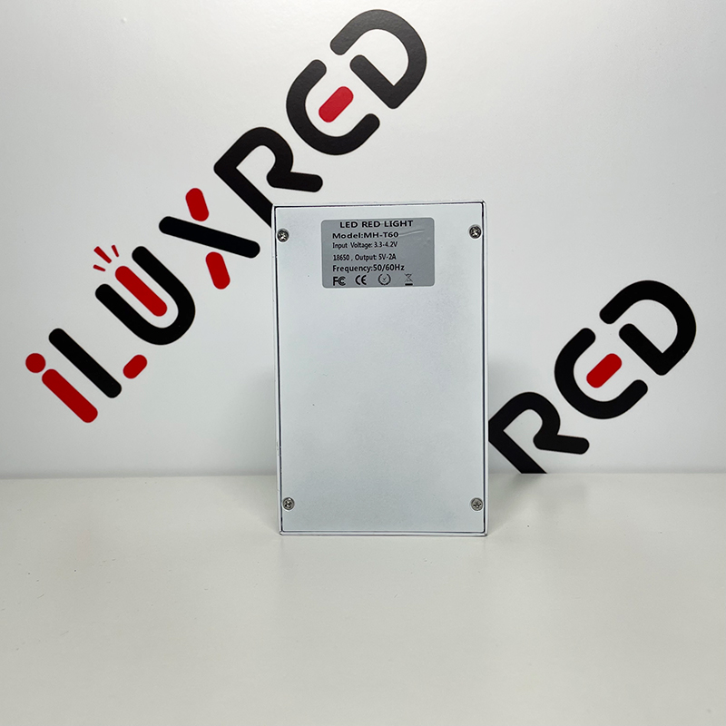 iLUXRED MINI60 Red Light Therapy on Face 60w 2 Wavelength Red Light Sauna 9