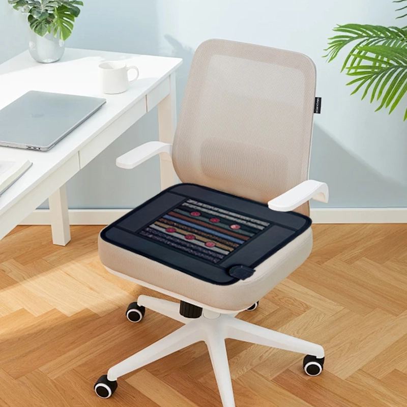 iLUXRED 50x50cm PEMF Mat 660nm Ver Infrarood Verwarmingskussen Therapie Elektrische Automatische Uitschakelfunctie met Natuurlijke Jade 1
