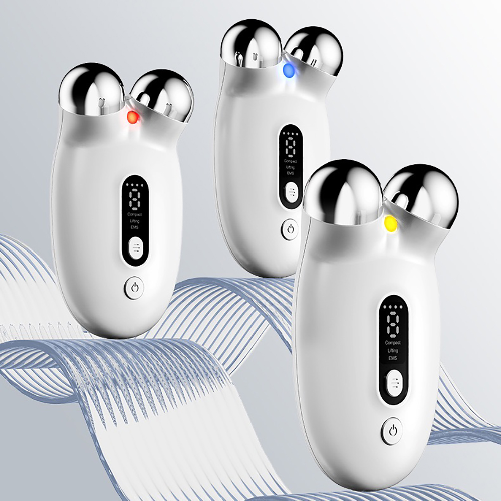 iLUXRED Portable Microcurrent Skin Beauty Tightening Roller Home Use Face Lifting Slimming Device Small 2